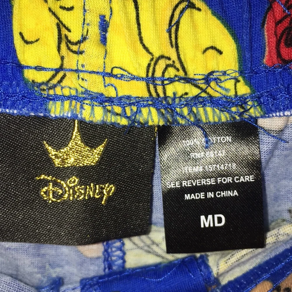 NWT Disney Princess adult Pajama Bottoms | Princess Belle | Size MD - Picture 4 of 7
